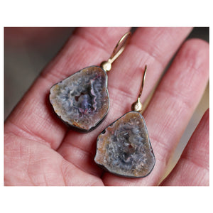 Nebula Earrings with 14k Gold