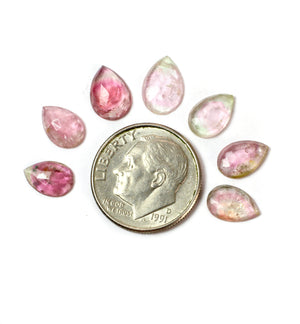 Rose Cut Pink & Watermelon Tourmaline Collection