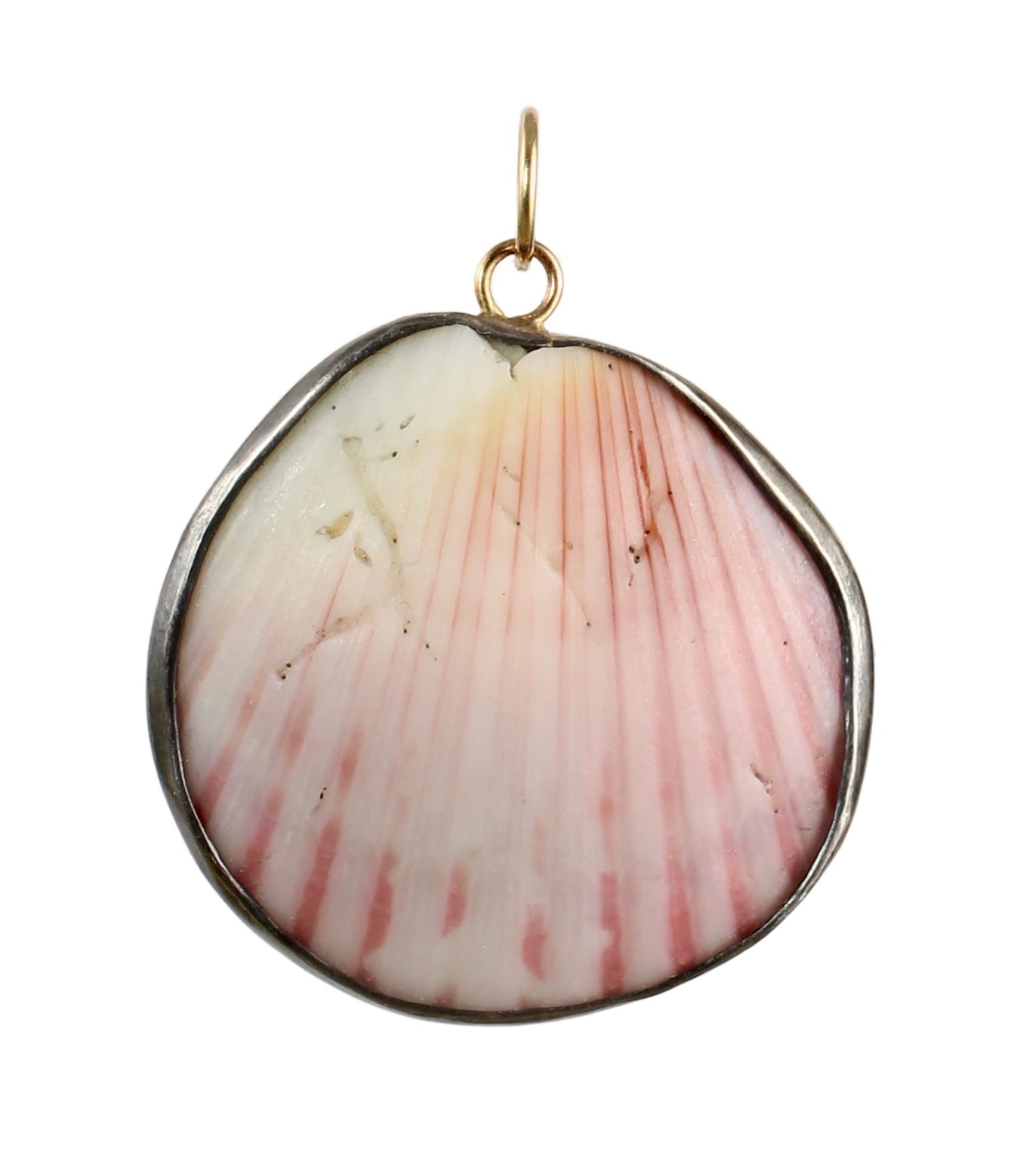 14k Gold Shell Pendant hot